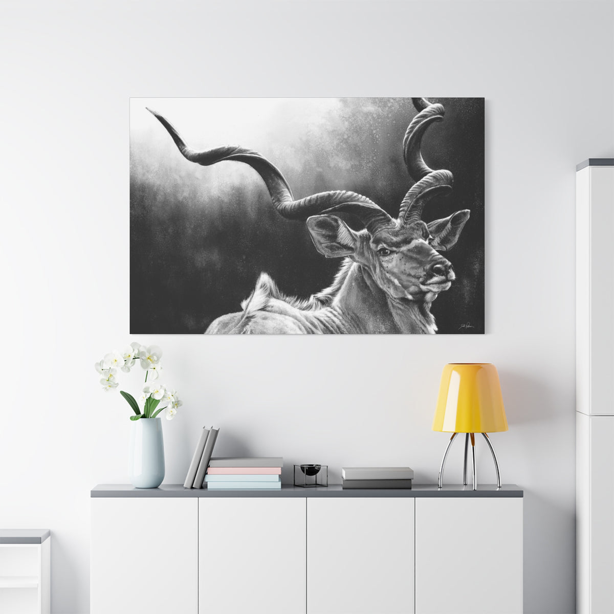 "Kudu" Stretched Canvas