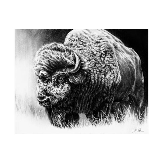 "Bull Dozer" Premium Matte Paper Print
