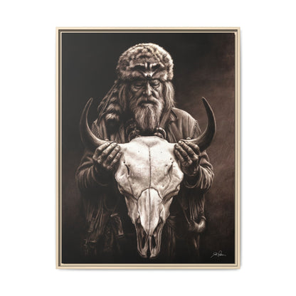 "Legends of the West" Framed Canvas