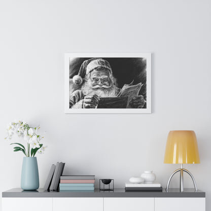 "Dear Santa" Framed Paper Print