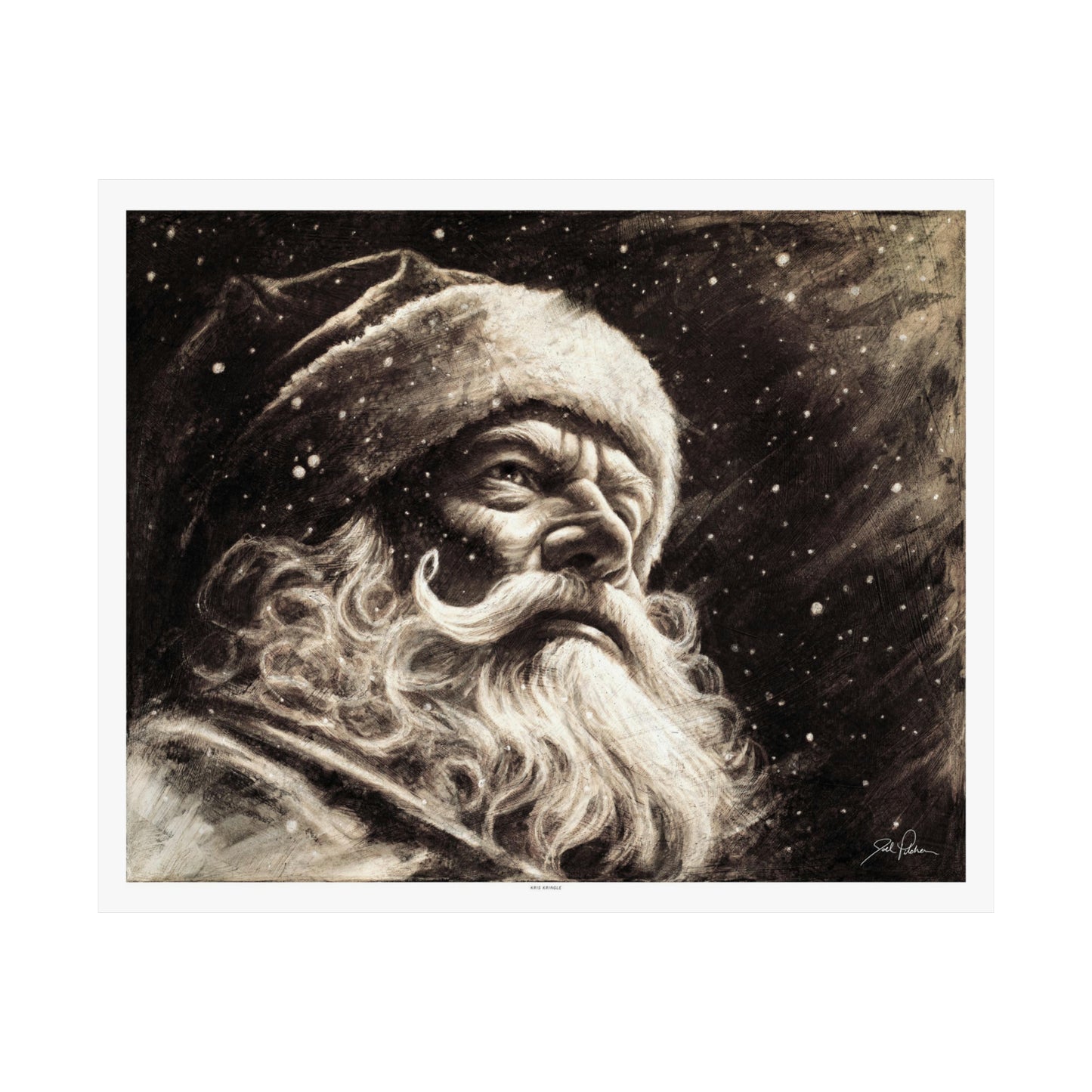 "Kris Kringle" Premium Matte Paper Print