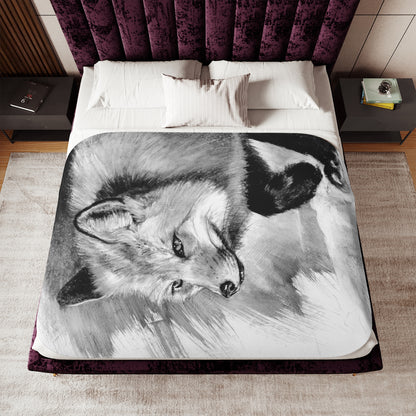 "Fox" Sherpa Blanket.