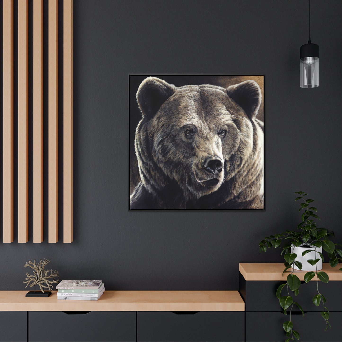 "Kodiak" Gallery Wrapped/Framed Canvas