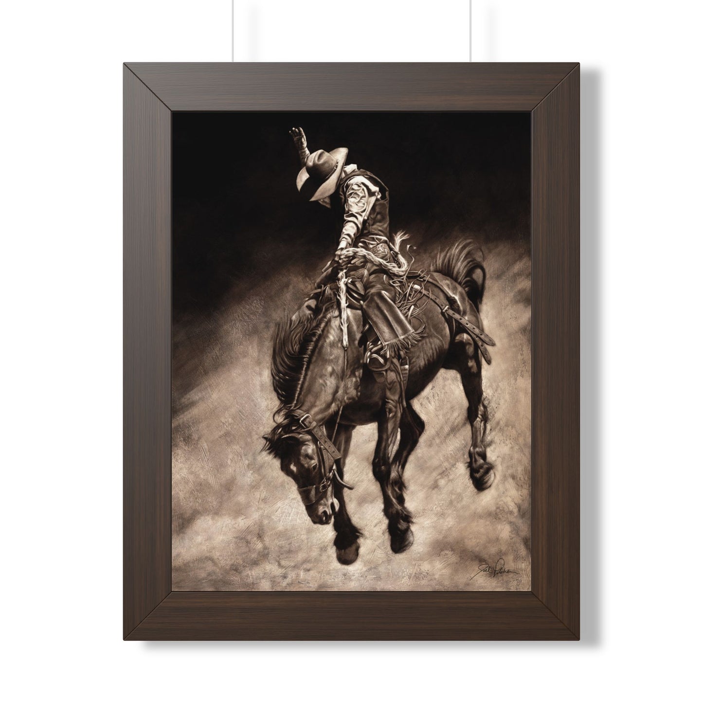 "Giddy Up" Framed Paper Print.