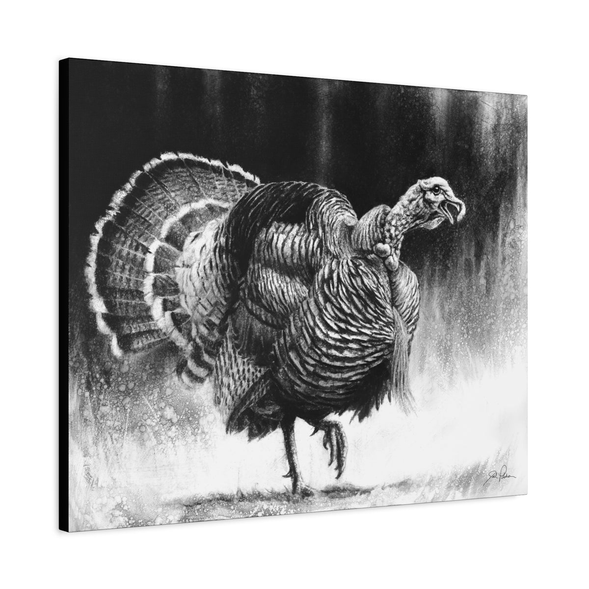 "Gobbler" Stretched Canvas