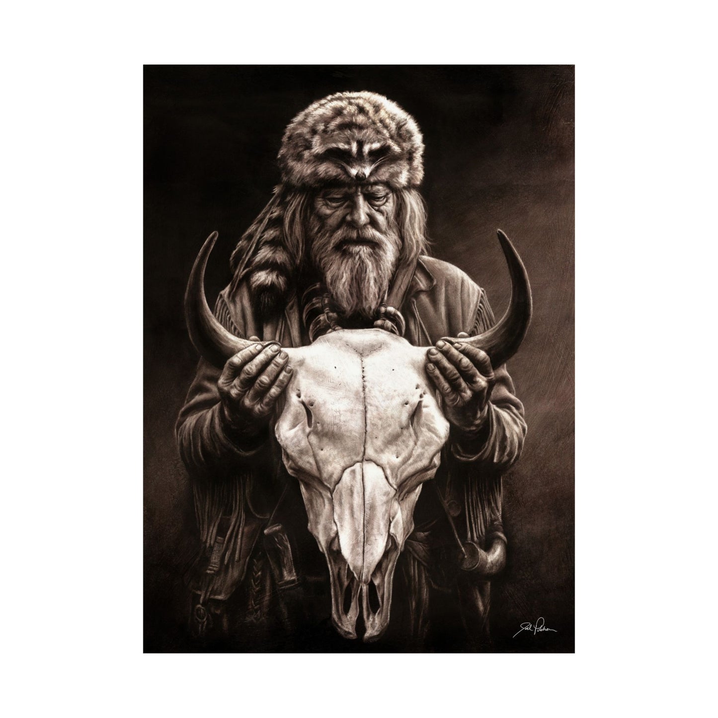"Legends of the West" Premium Matte Paper Print.