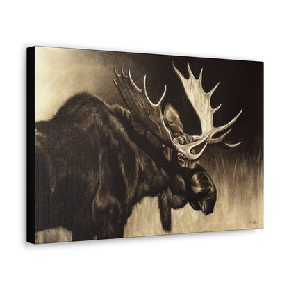 "Mighty Moose" Gallery Wrapped Canvas.