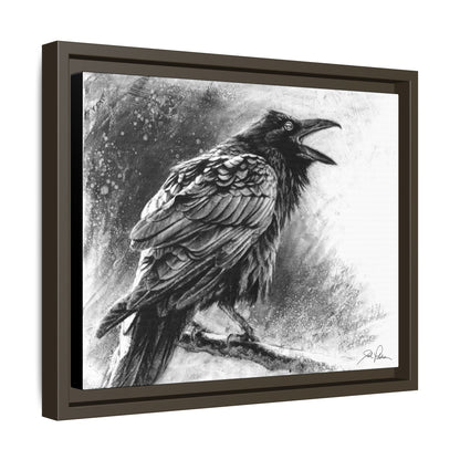"Raven" Framed Canvas