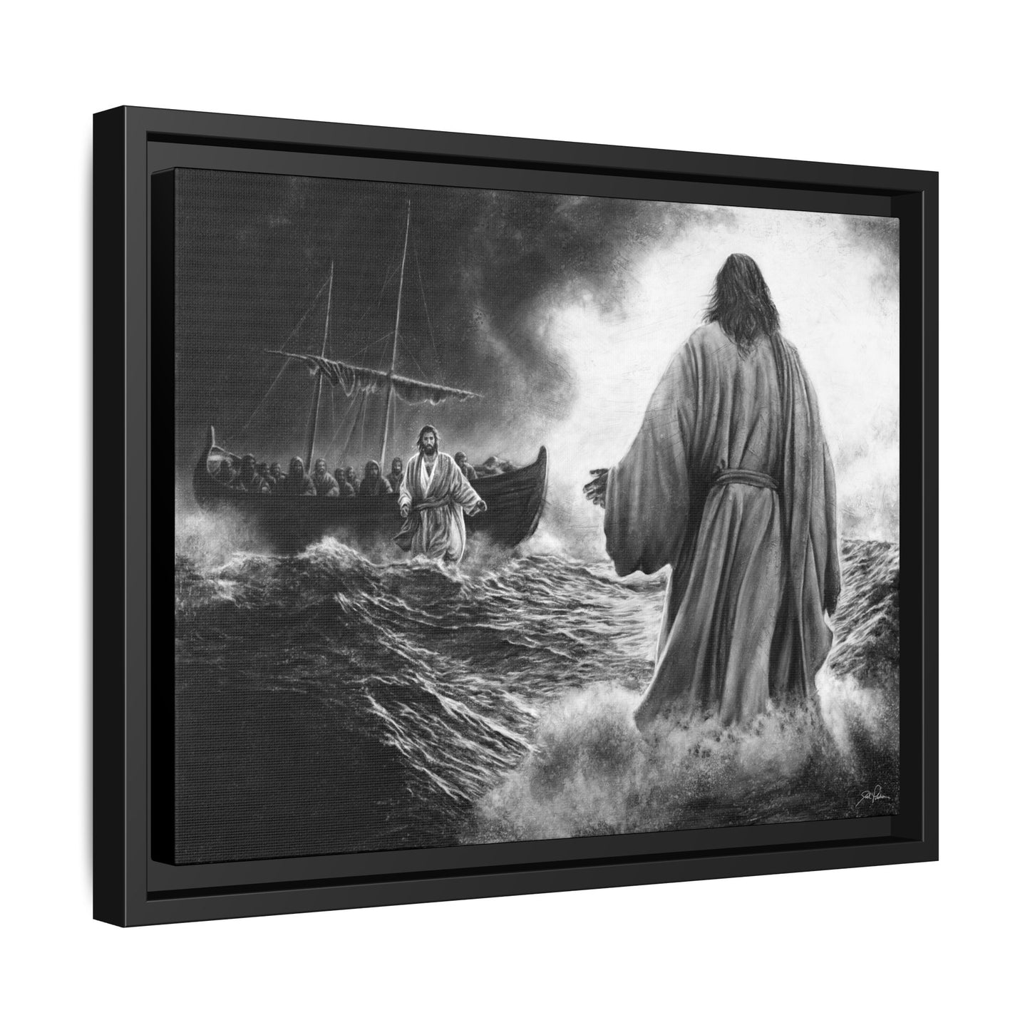 "Be Not Afraid" Framed Canvas