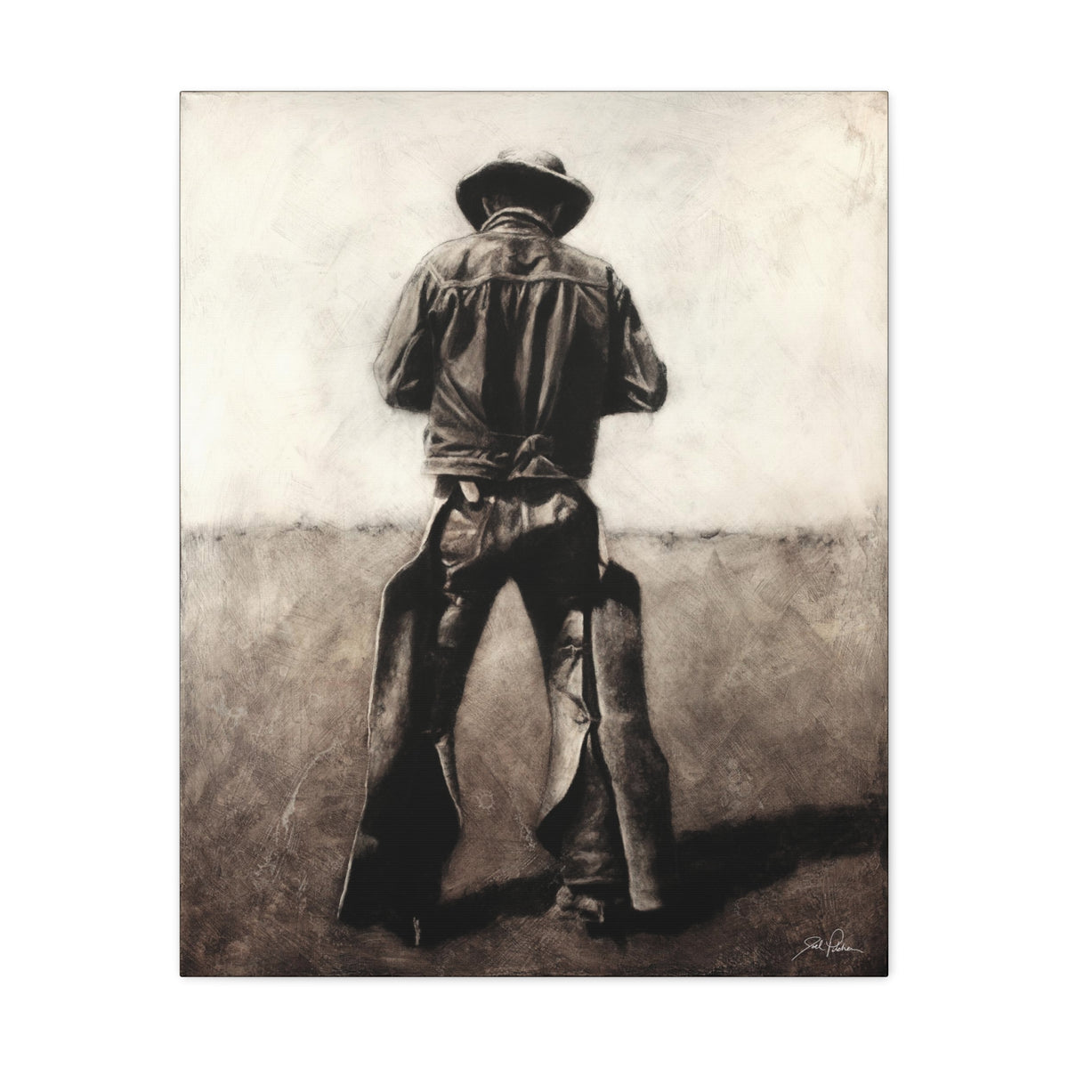 "Cowboy" Stretched Canvas