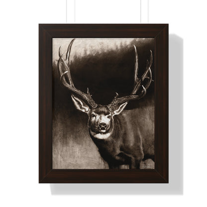 "Muley" Framed Paper Print