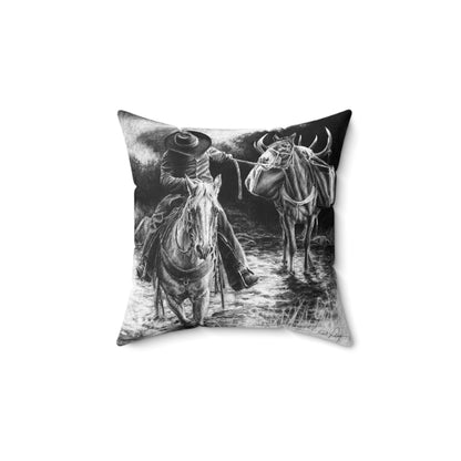 "Shallow Crossing" Square Pillow.