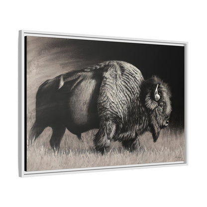 "Into the Storm" Framed Canvas