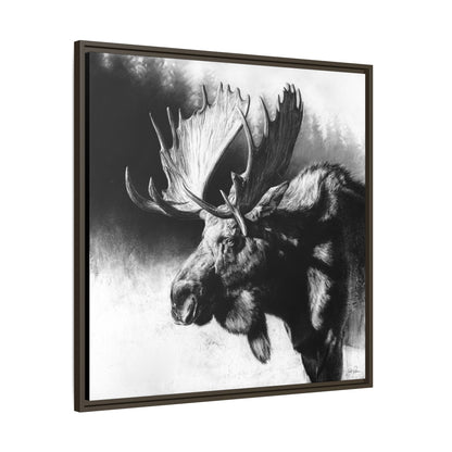 "Formida-bull" Framed Canvas