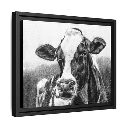 "Holstein" Framed Canvas