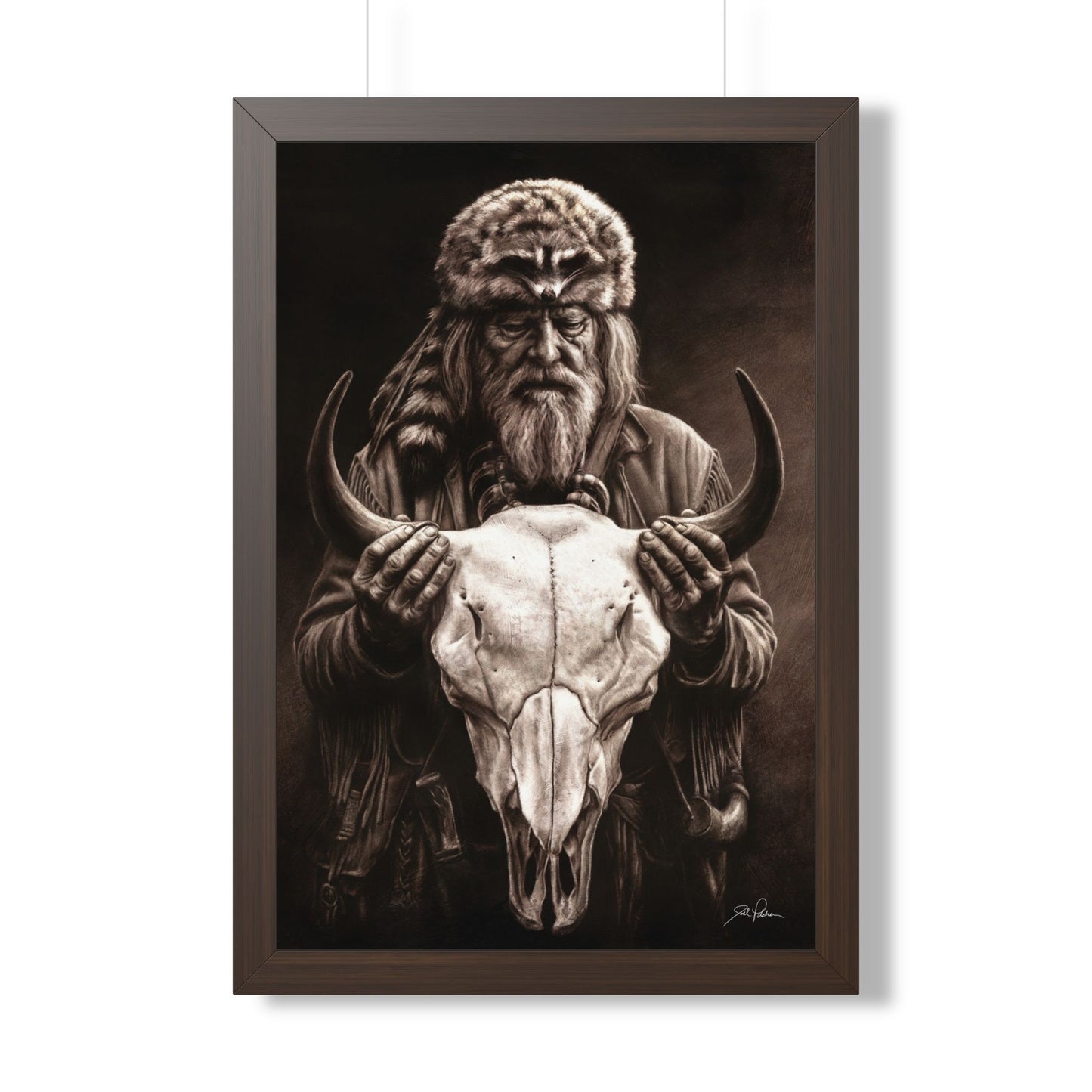 "Legends of the West" Framed Paper Print.