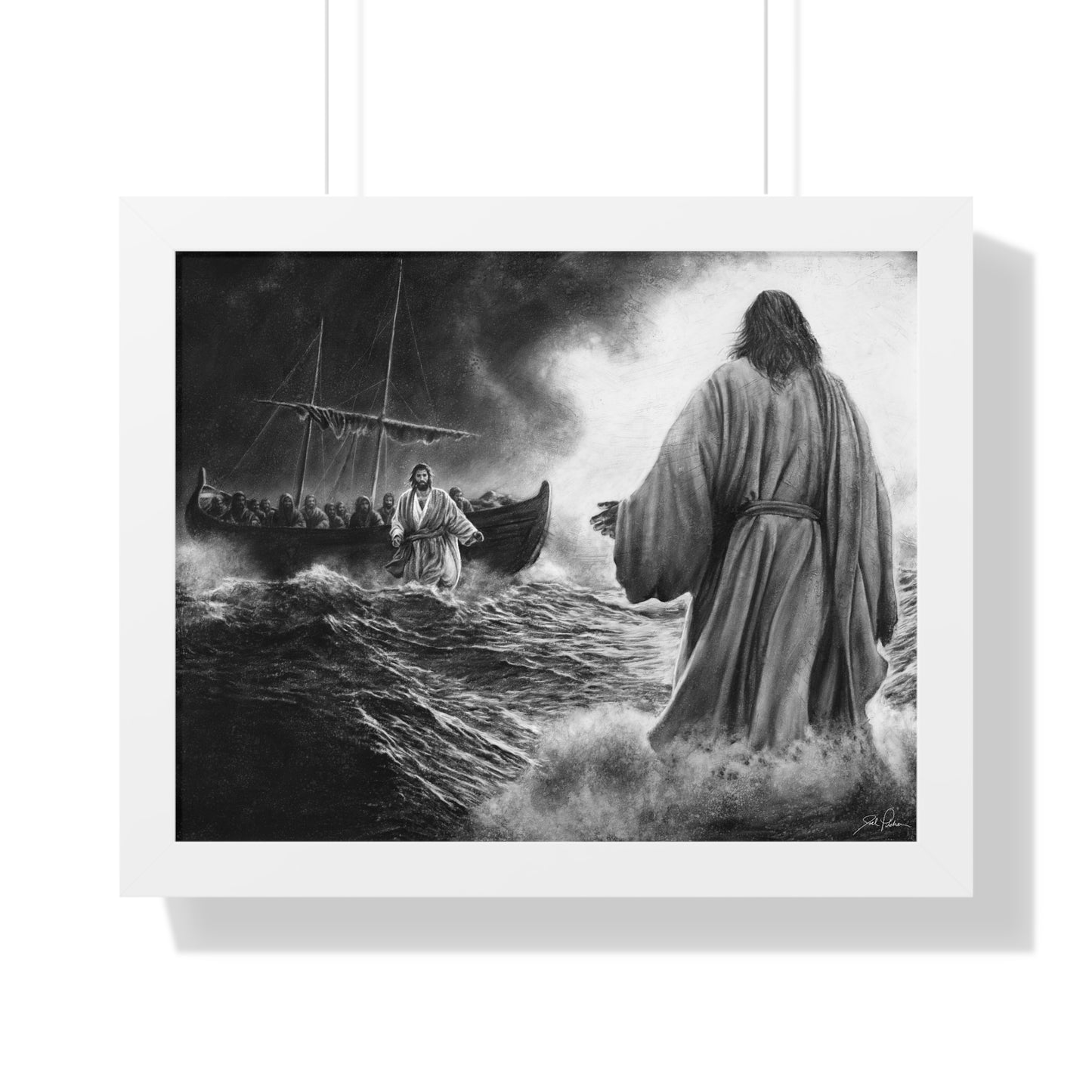 "Be Not Afraid" Framed Paper Print