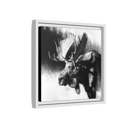 "Formida-bull" Framed Canvas