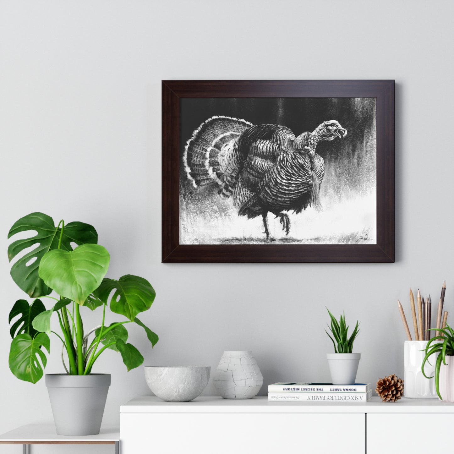 "Gobbler" Framed Paper Print