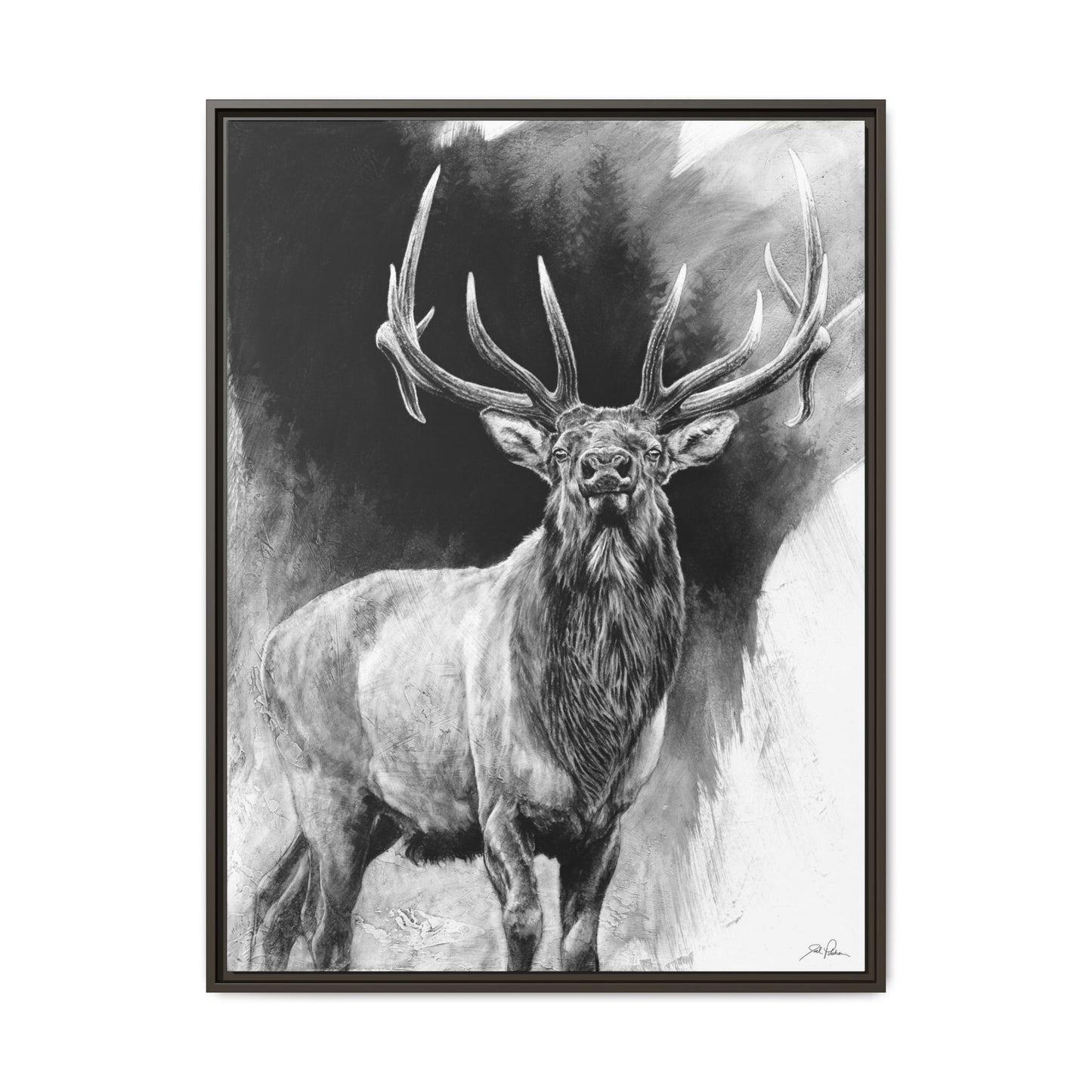 "Standing Tall" Framed Canvas