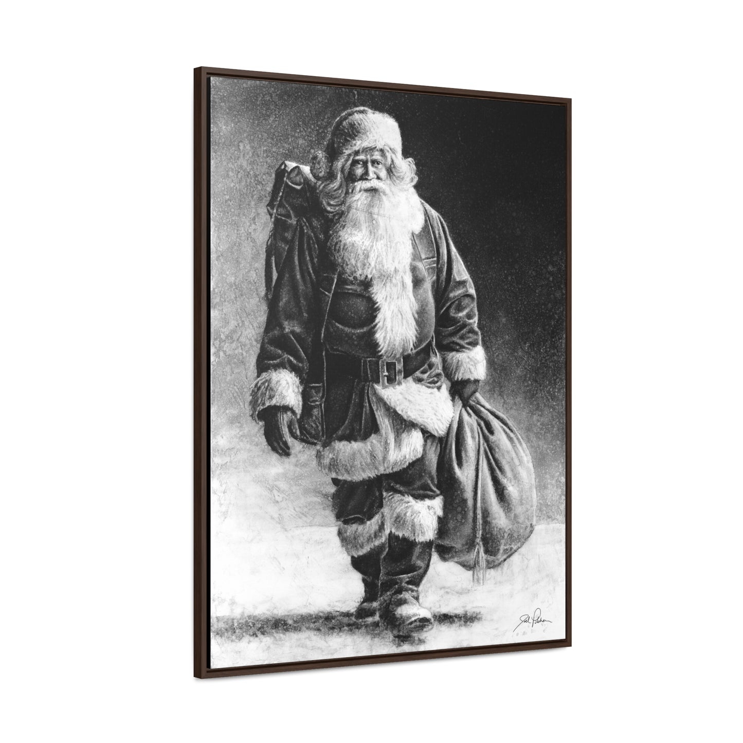 "Right Down Santa Claus Lane" Gallery Wrapped/Framed Canvas