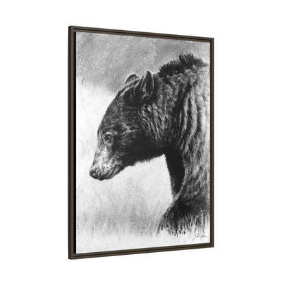 "Burly Bear" Framed Canvas