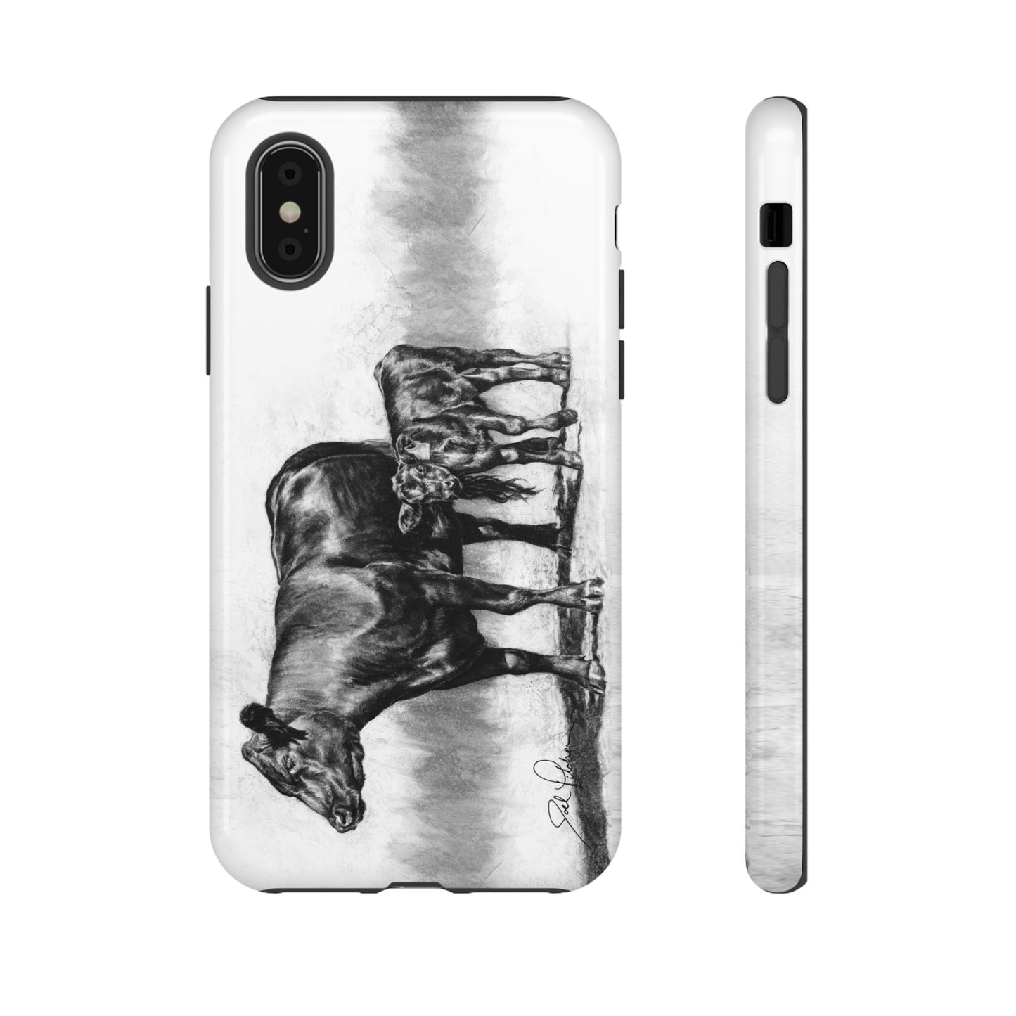 "Mama Cow & Calf" Smart Phone Tough Case