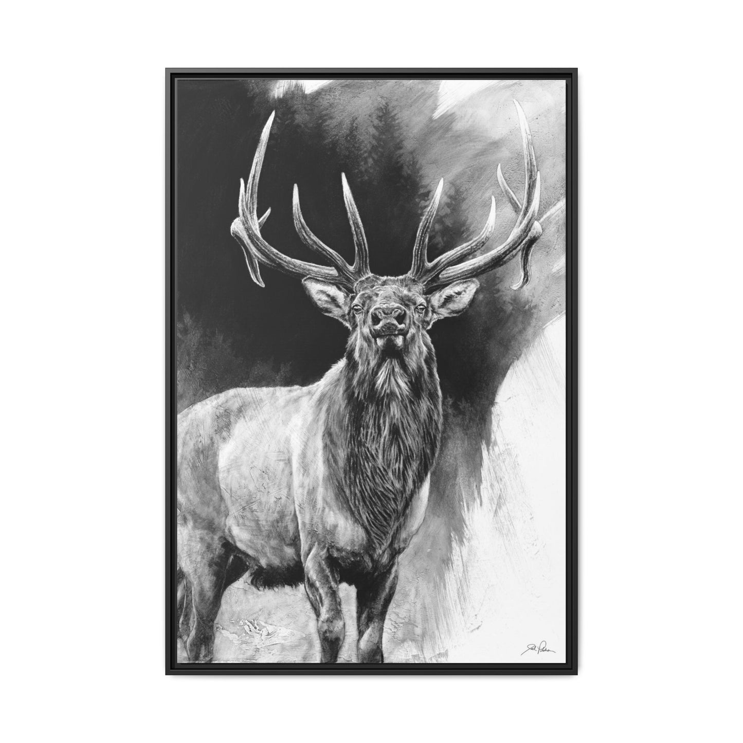 "Standing Tall" Framed Canvas