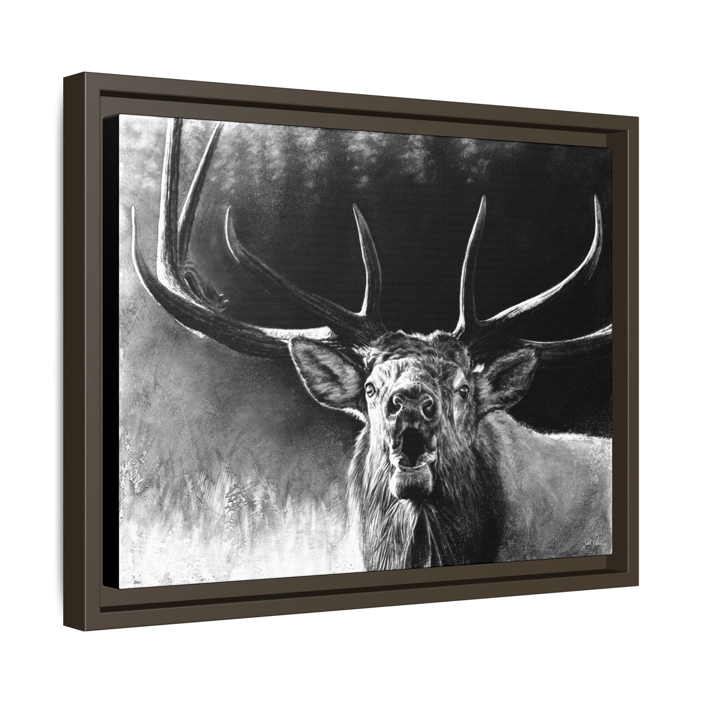 "Battle Cry" Framed Canvas