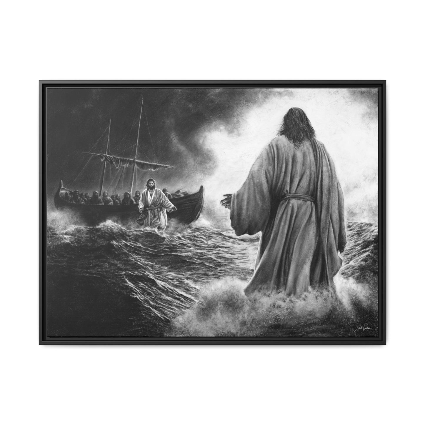 "Be Not Afraid" Framed Canvas