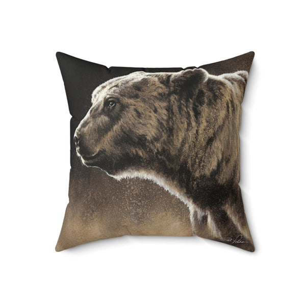 "Grizzly" Square Pillow
