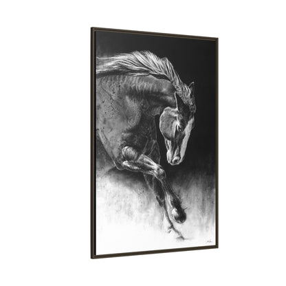 "Unbridled" Framed Canvas