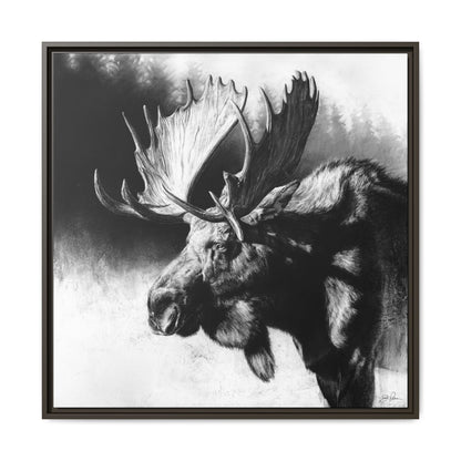 "Formida-bull" Framed Canvas