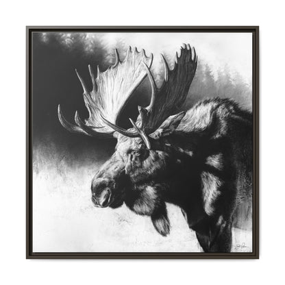 "Formida-bull" Framed Canvas