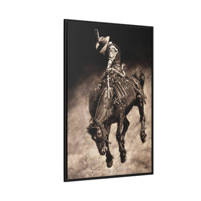 "Giddy Up" Framed Canvas