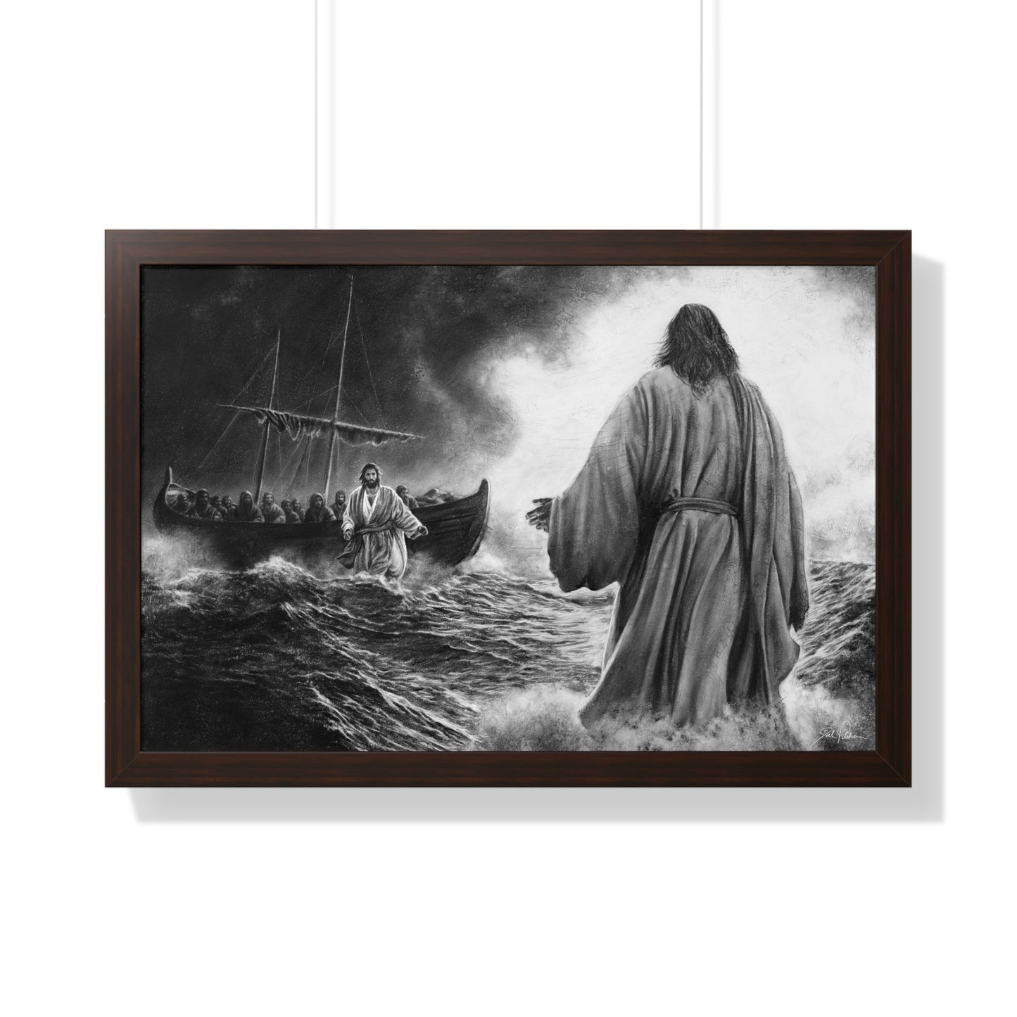 "Be Not Afraid" Framed Paper Print