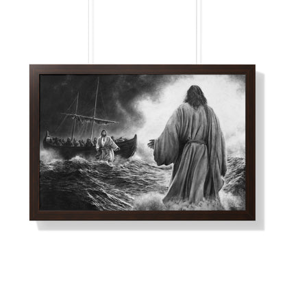 "Be Not Afraid" Framed Paper Print