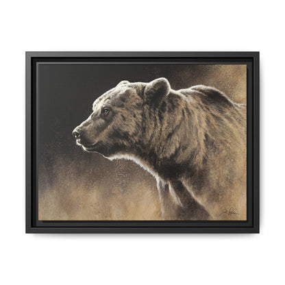 "Grizzly" Framed Canvas