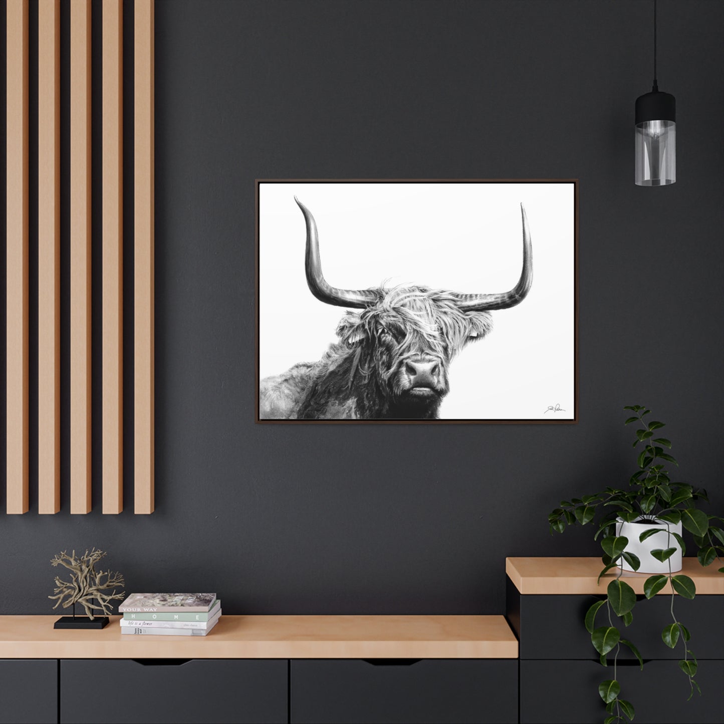 "Highlander" Gallery Wrapped/Framed Canvas