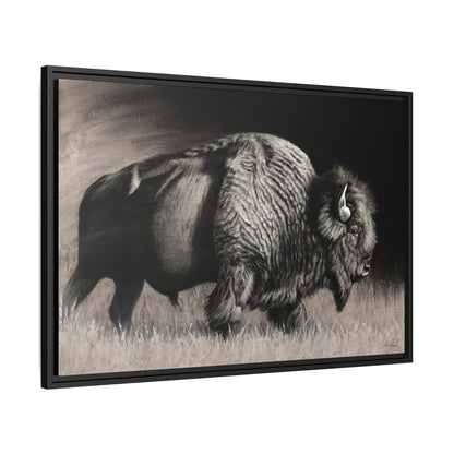 "Into the Storm" Framed Canvas