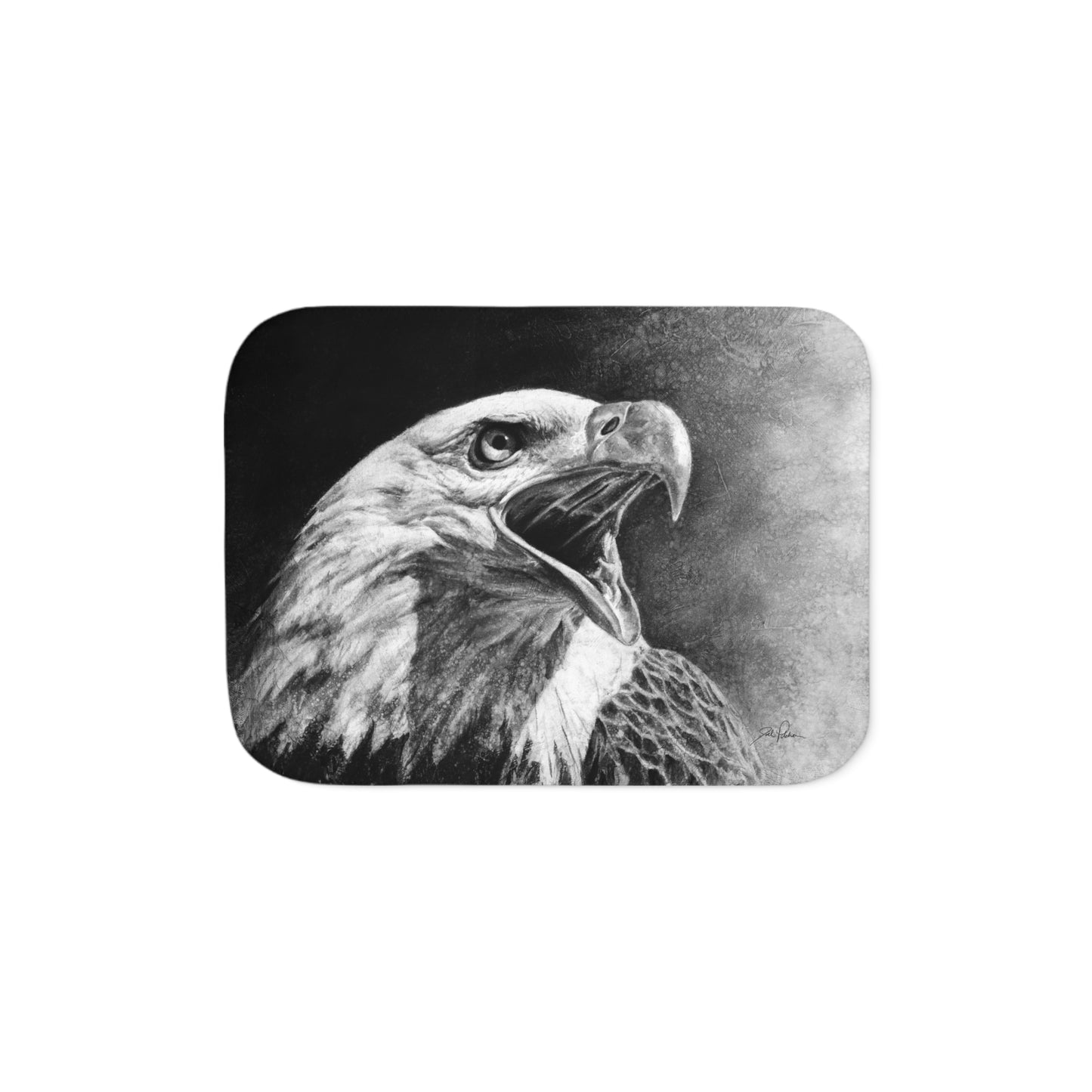 "Bald Eagle" Sherpa Blanket.