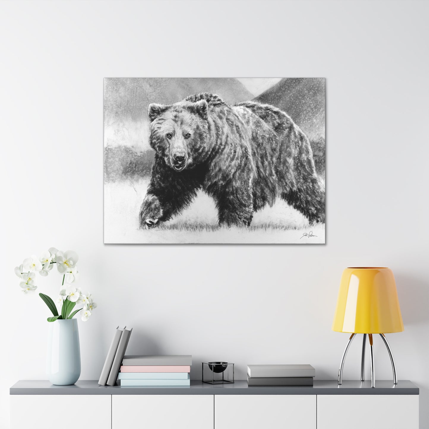 "Grizzly II" Gallery Wrapped Canvas