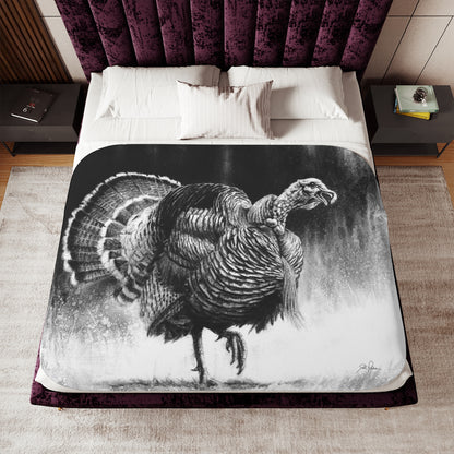 "Gobbler" Sherpa Blanket.