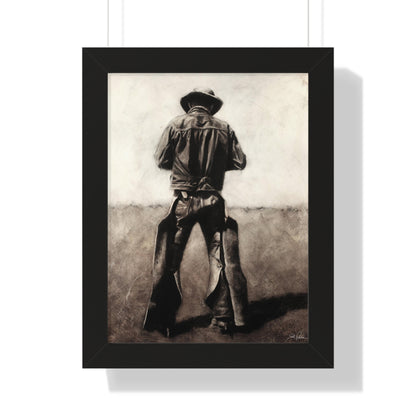 "Cowboy" Framed Paper Print