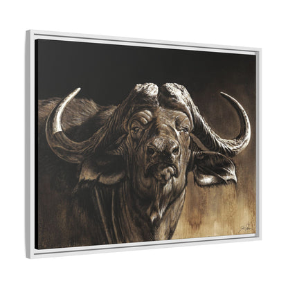 "Debt Collector" Framed Canvas