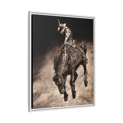 "Giddy Up" Framed Canvas