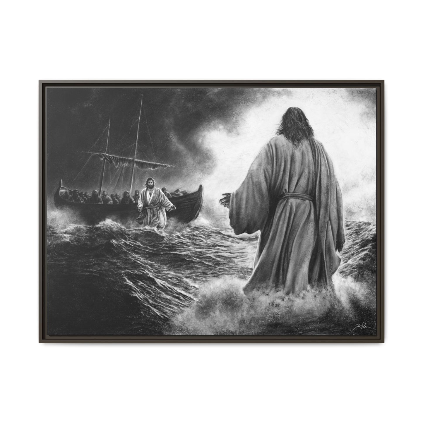 "Be Not Afraid" Framed Canvas