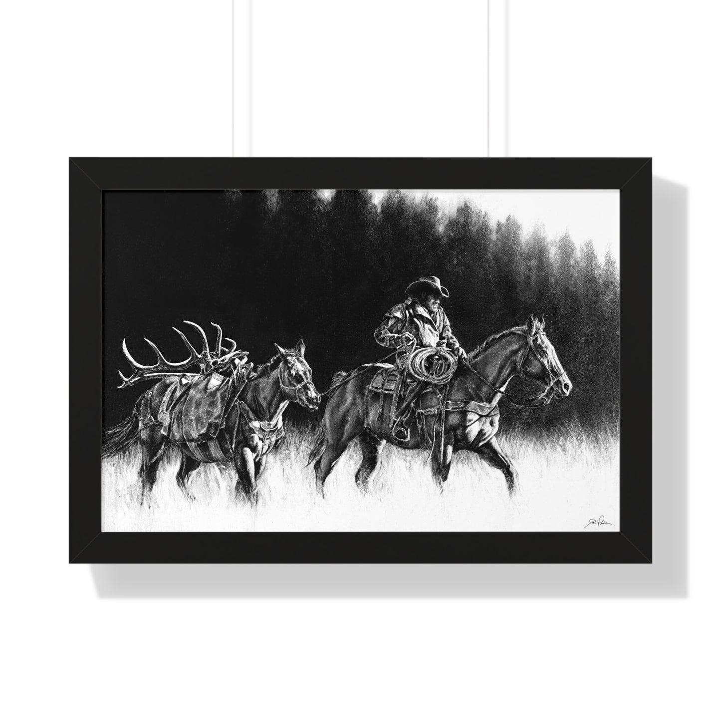 "The Long Haul" Framed Paper Print