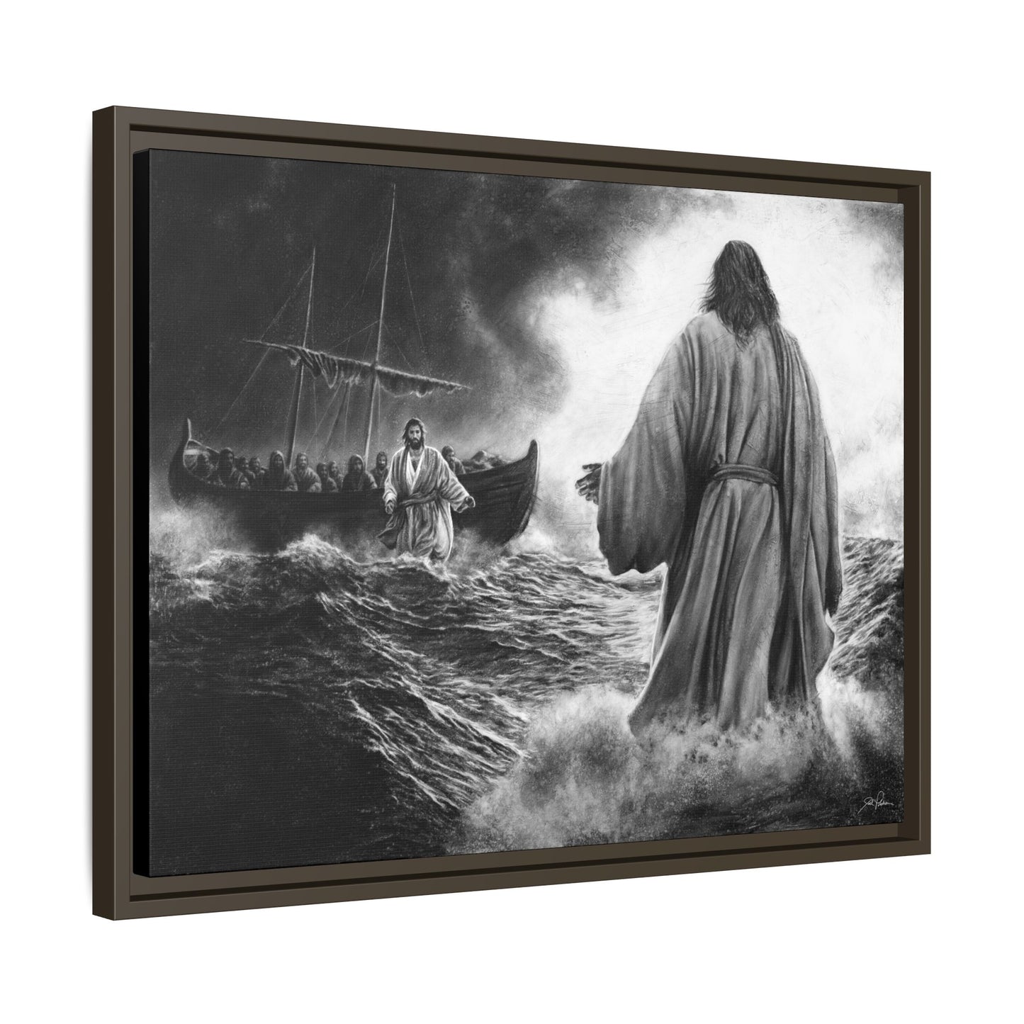 "Be Not Afraid" Framed Canvas