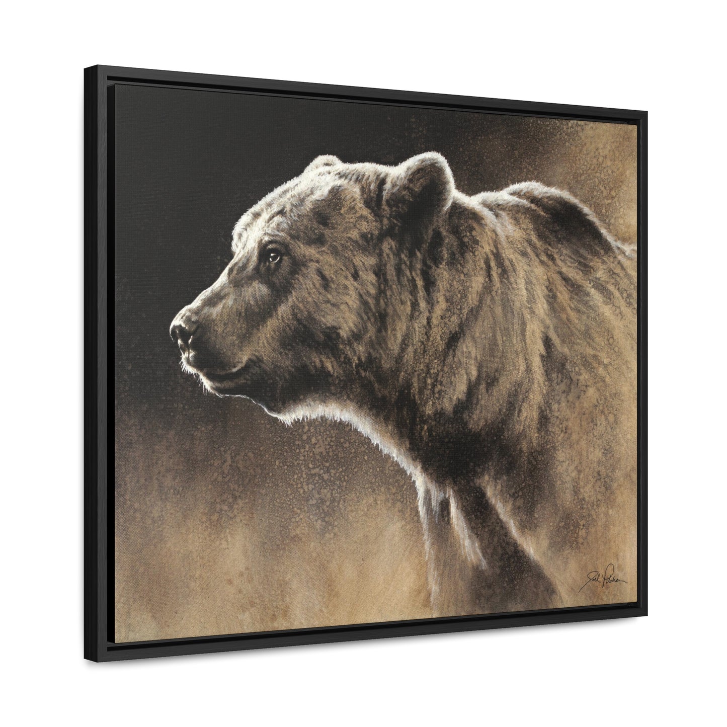 "Grizzly" Gallery Wrapped/Framed Canvas